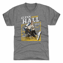 St. Louis Blues - Glenn Hall Power Gray NHL T-Shirt