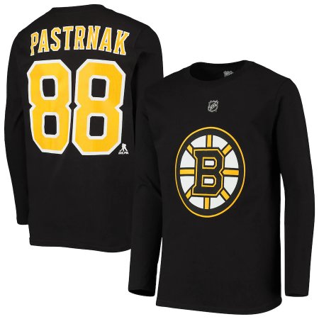 Boston Bruins Dětské - David Pastrnak NHL Tričko s dlouhým rukávem