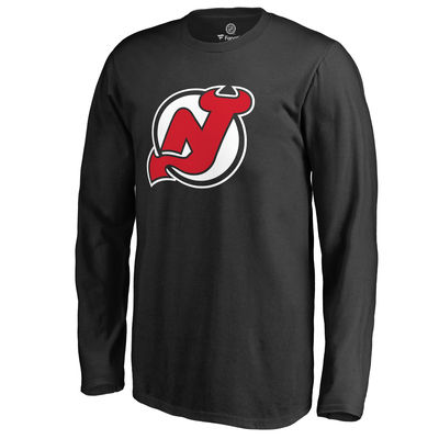 New Jersey Devils Youth - Primary Logo NHL Long Sleeve T-Shirt
