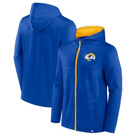 Los Angeles Rams - Ball Carrier Full-Zip Blue NFL Mikina s kapucí