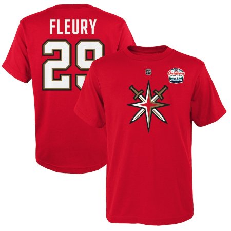 Vegas Golden Knights Youth - Marc-Andre Fleury 2021 Outdoors NHL T-Shirt
