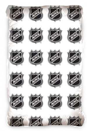 NHL Logo - White Team NHL Bedsheet