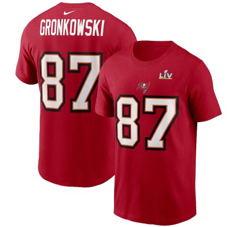 Tampa Bay Buccaneers - Rob Gronkowski Super Bowl LV NFL T-Shirt