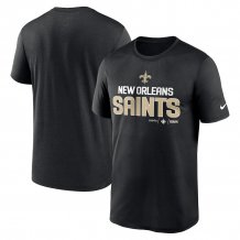 New Orleans Saints - Legend Community Black NFL T-shirt