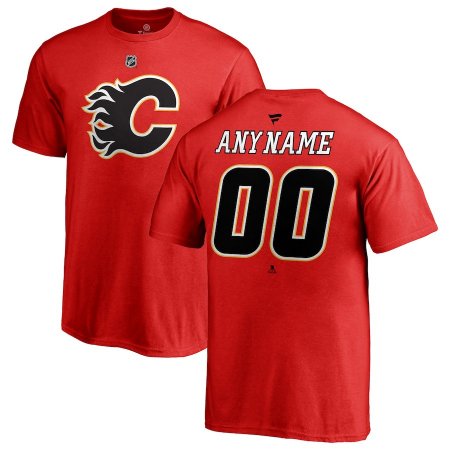 Calgary Flames - Team Authentic NHL T-Shirt with Name and Number
