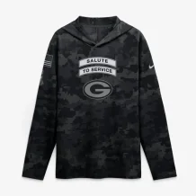 Green Bay Packers - 2026 Salute To Service Lightweight NFL Bluza z kapturem