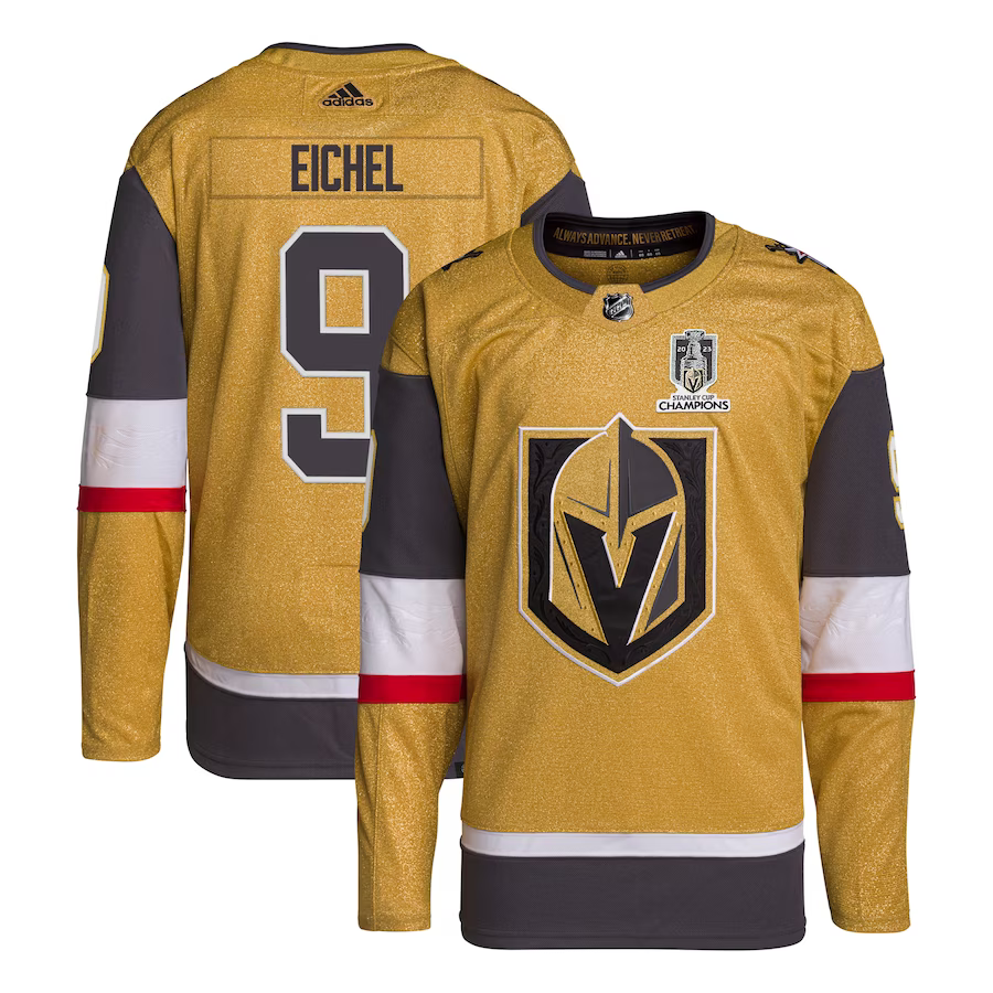 YOUTH-L/XL VEGAS GOLDEN KNIGHTS 2023 STANLEY CUP FANATICS NHL HOME HOCKEY  JERSEY