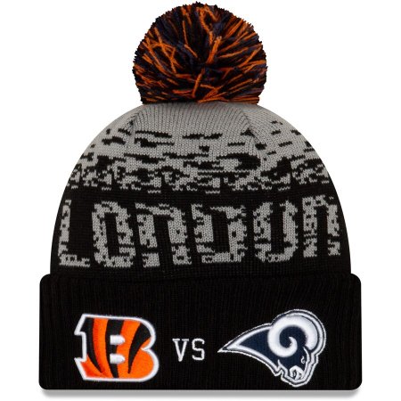 Los Angeles Rams vs. Cincinnati Bengals - 2019 London Games NFL Knit hat