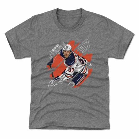 Edmonton Oilers Youth - Connor McDavid Stripes NHL T-Shirt