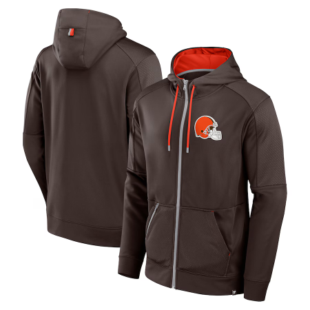 Cleveland Browns - Defender Full-zip NFL Bluza z kapturem