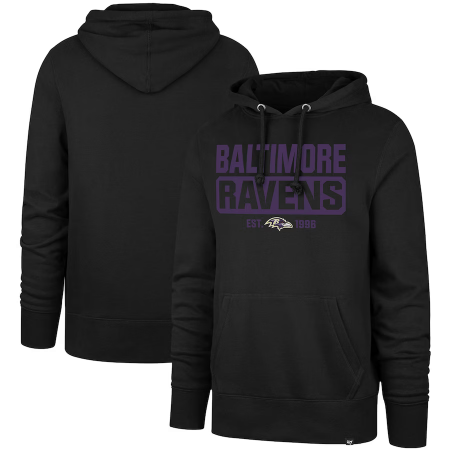 Baltimore Ravens - Box Out NFL Mikina s kapucňou