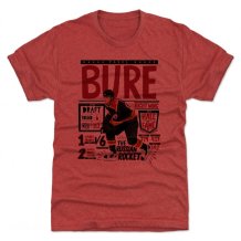 Vancouver Canucks - Pavel Bure Stats Red NHL T-Shirt