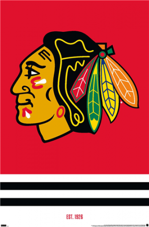 Chicago Blackhawks - Team Logo NHL Plagát