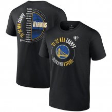 Golden State Warriors - 2022 Champions Drive List NBA T-shirt