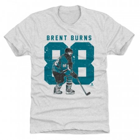 San Jose Sharks Youth - Brent Burns Grunge NHL T-Shirt