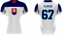 Slowakei Kinder - 2018 Sublimated Fan T-Shirt mit Namen und Nummer