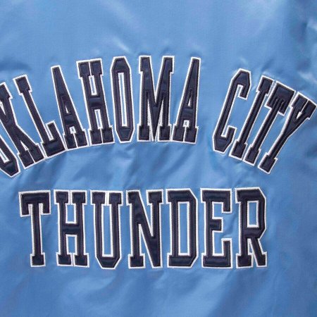 Oklahoma City Thunder - Starter The Champ Varsity Satin Full-Snap NBA Bunda