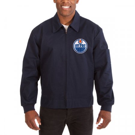 Edmonton Oilers - JH Design Cotton Twill Workwear NHL Jacket