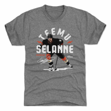 Anaheim Ducks - Teemu Selanne Arc Gray NHL T-Shirt