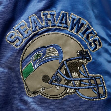 Seattle Seahawks - Throwback Satin Varisty NFL Jacket