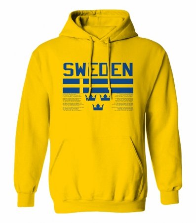 Švédsko - verzia.1 Fan Mikina s kapucňou