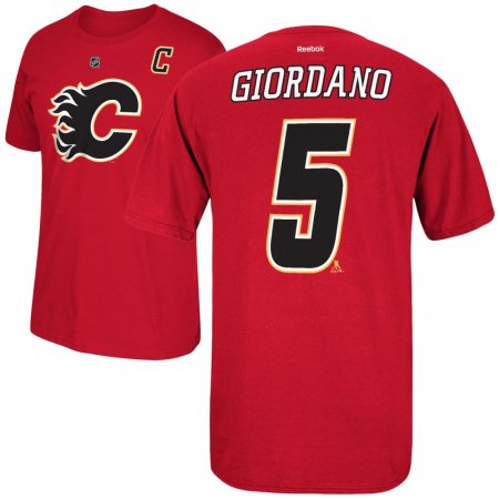 Calgary Flames - Mark Giordano Stack NHL T-Shirt