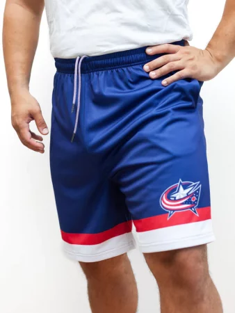 Columbus Blue Jackets - Mesh Hockey NHL Shorts