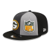 Green Bay Packers - 2023 Sideline Gray 9Fifty NFL Šiltovka