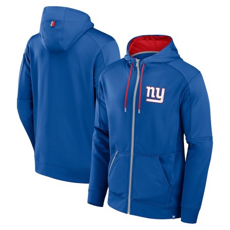 New York Giants - Defender Full-zip NFL Mikina s kapucňou