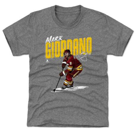Calgary Flames Youth - Mark Giordano Chisel NHL T-Shirt