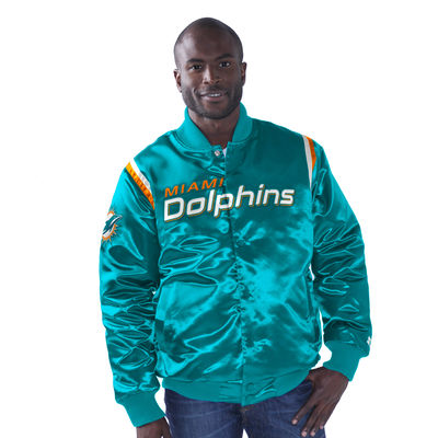 Miami Dolphins - The Captain Satin NFL Jacket