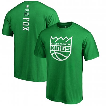 Sacramento Kings - De'Aaron Fox Backer St.Patricks NBA T-shirt