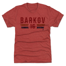 Florida Panthers - Aleksander Barkov Font Red NHL T-Shirt