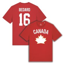 Kanada - Connor Bedard Hokejové Tričko