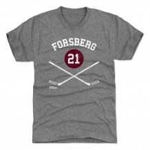 Colorado Avalanche - Peter Forsberg Sticks Gray NHL Shirt