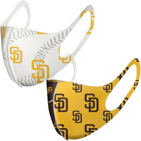 San Diego Padres - Team Logos 2-pack MLB Gesichtsmaske