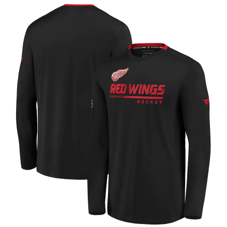 Detroit Red Wings - Authentic Locker Room NHL Koszułka z długim rękawem