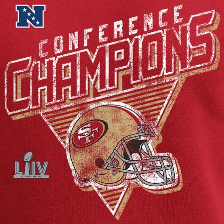 San Francisco 49ers - 2019 NFC Champions NFL Mikina s kapucí