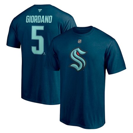 Seattle Kraken - Mark Giordano Stack NHL T-Shirt