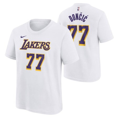 Los Angeles Lakers Dziecięca - Luka Dončić White NBA Koszulka