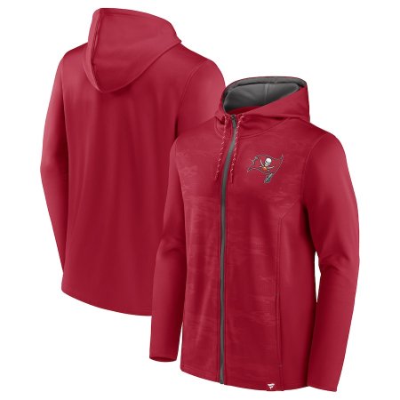 Tampa Bay Buccaneers - Ball Carrier Full-Zip Red NFL Mikina s kapucí