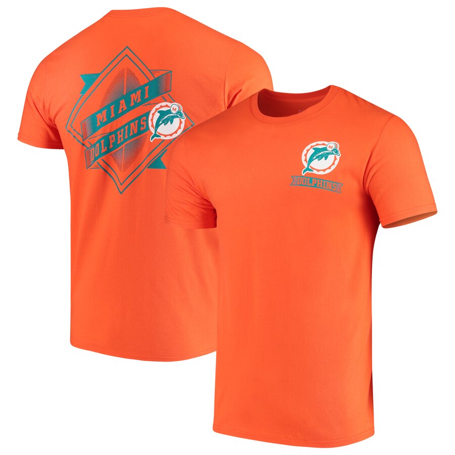 Miami Dolphins - Retro Diamond NFL T-Shirt :: FansMania