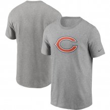 Chicago Bears - Primary Logo NFL Gray T-shirt
