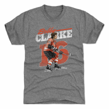 Philadelphia Flyers - Bobby Clarke Retro Gray NHL T-Shirt