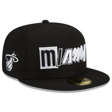 Miami Heat - 2021/22 City Edition 59FIFTY Black NBA Hat