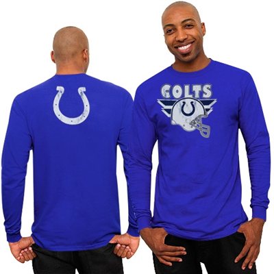 Indianapolis Colts - Zone Blitz Double-Sided  NFL Tshirt - Wielkość: L/USA=XL/EU
