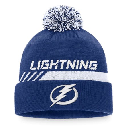 Tampa Bay Lightning - Authentic Locker Room Cuffed NHL Zimná čiapka