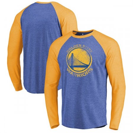 Golden State Warriors - Showtime Raglan Tri-Blend NBA Long Sleeve T-shirt