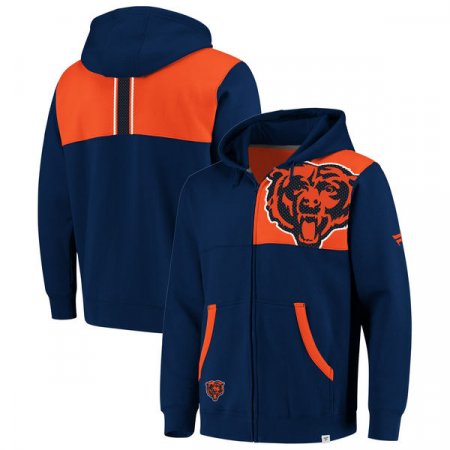 Chicago Bears - Iconic Bold Full-Zip NFL Bluza z kapturem