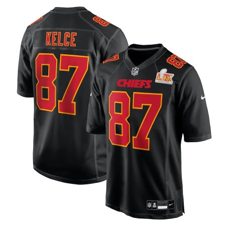 Kansas City Chiefs - Travis Kelce Super Bowl LIX Black NFL Jersey